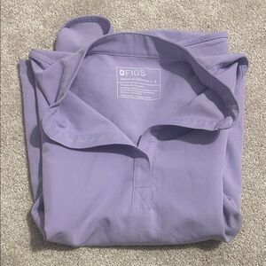 Figs Lavender Dew Rafaela Scrub Top